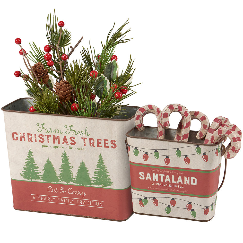 Santaland Bucket Set