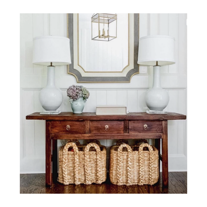 Sutton Rectangular Rush Basket