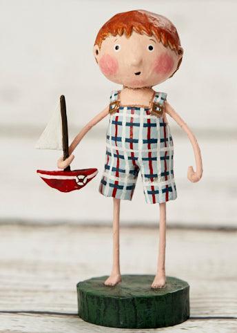 Stuart's Sailboat Lori Mitchell Figurine