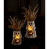 Sweet Boo With Pumpkin Bucket Paper Mache