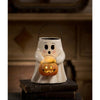 Sweet Boo With Pumpkin Bucket Paper Mache