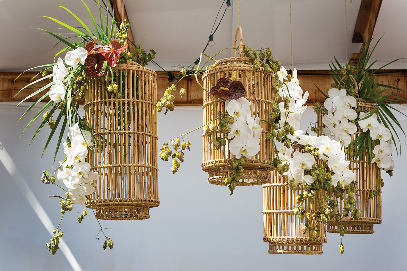 Wicklow Rattan Lantern