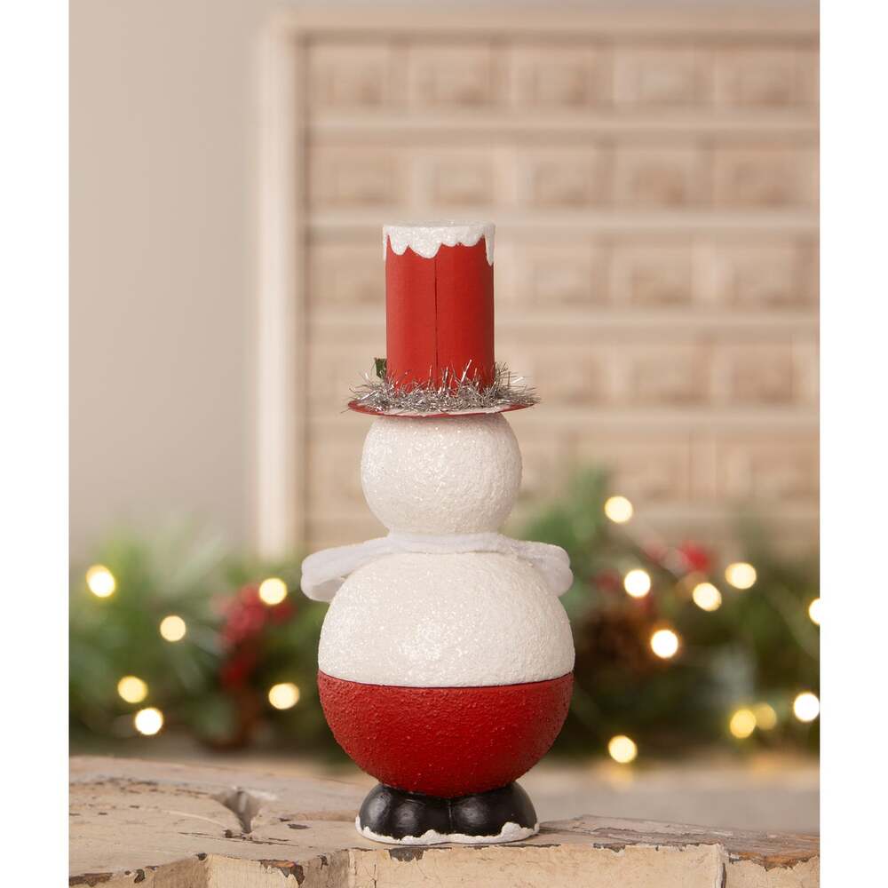 Top Hat Snowman Container by Bethany Lowe Designs
