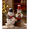 Top Hat Snowman Container by Bethany Lowe Designs