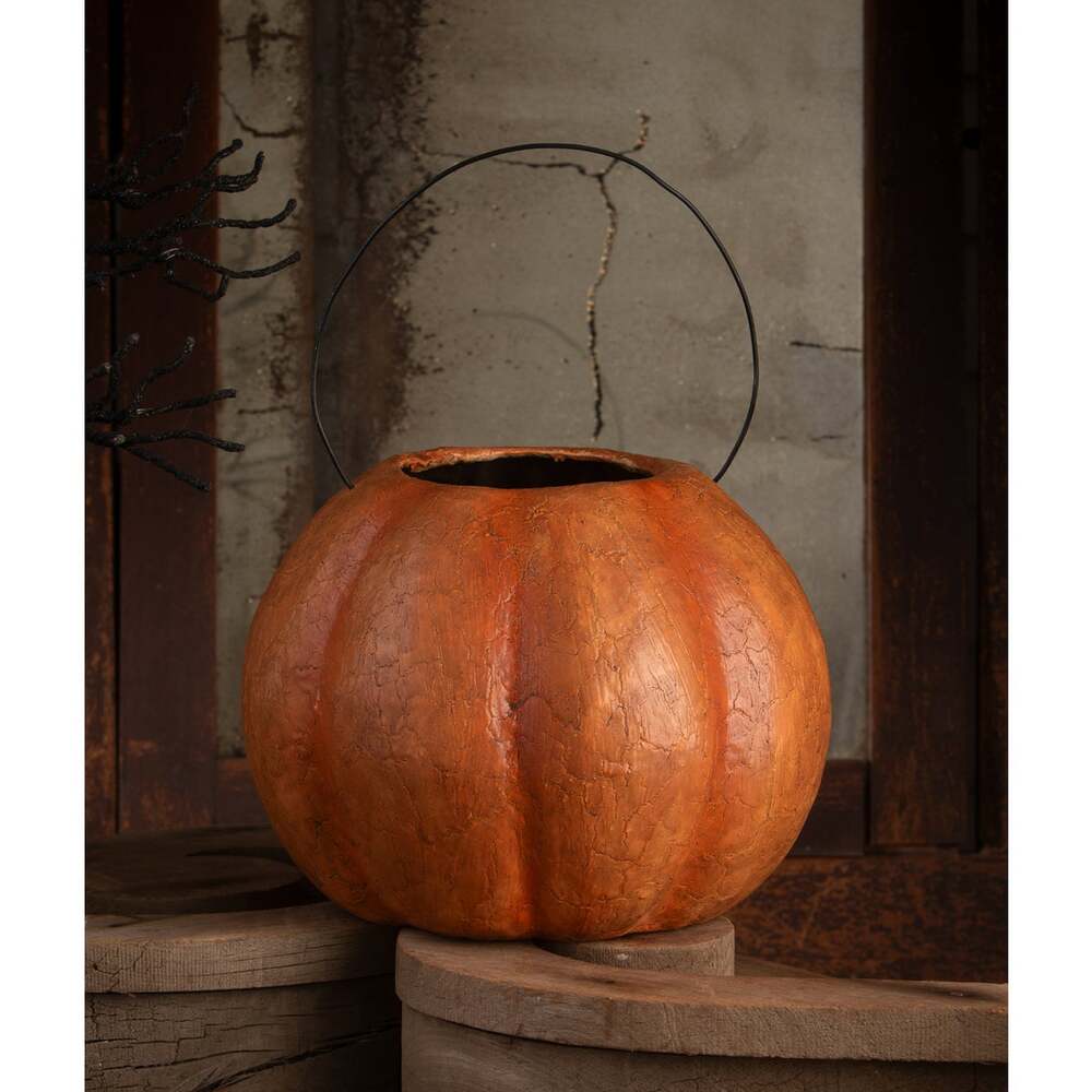 Vintage Pumpkin Bucket