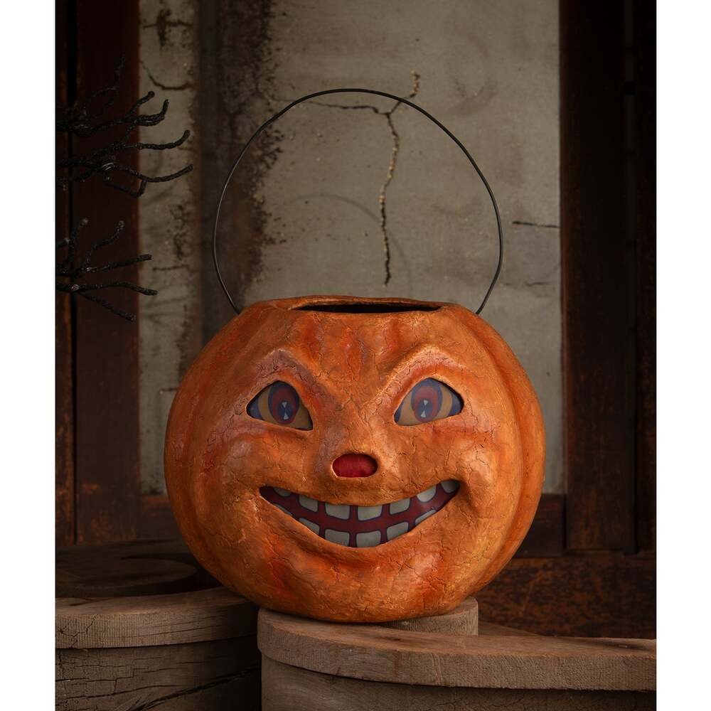 Vintage Pumpkin Bucket