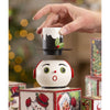 Vintage Surprised Snowman Container by Bethany Lowe Designs