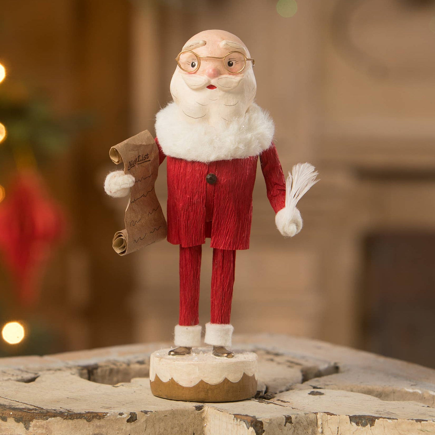 Santa's List Figure by Bethany Lowe