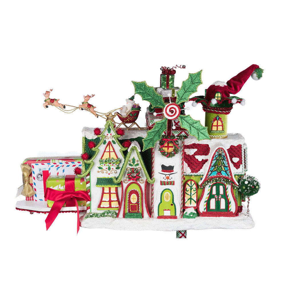 Whimsical Village Mailbox by Katherine's Collection