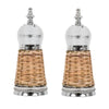 Wicker Salt and Pepper Shakers