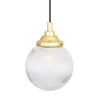 Cherri Prismatic Glass Globe Pendant Light - hadleyjameslighting